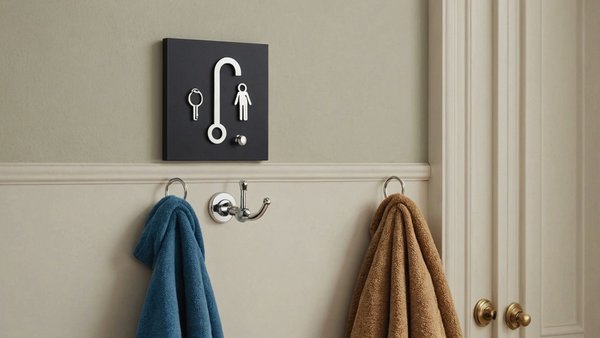 Patère porte salle de bain : alliez style et fonctionnalité