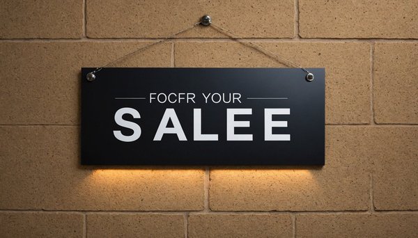 Maximisez vos ventes avec un panneau à vendre personnalisé