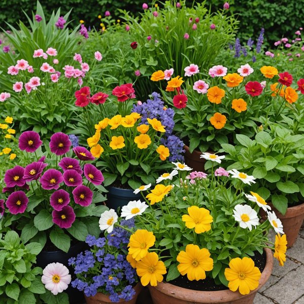 Quelles plantes choisir pour un jardin de fleurs comestibles en pots ?