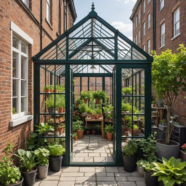 Quels sont les conseils pour intégrer une serre dans un petit jardin urbain ?